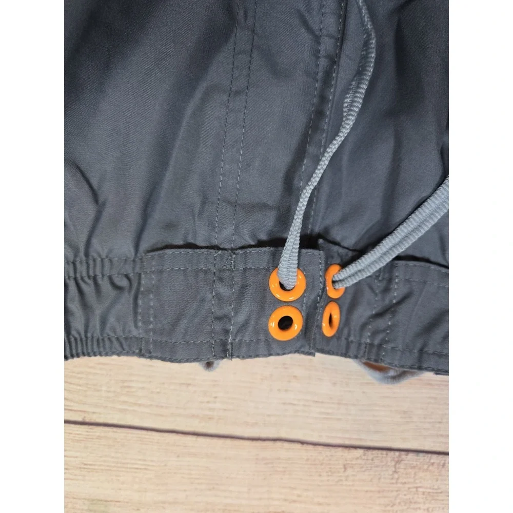 Men's Nike swim trunks Size‎ Large Gray Orange performance swimming Tie Front
